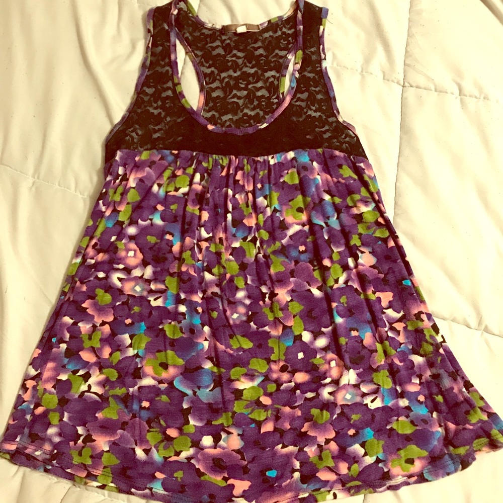Floral tank top